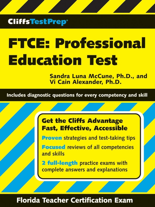 Cover image for CliffsTestPrep FTCE